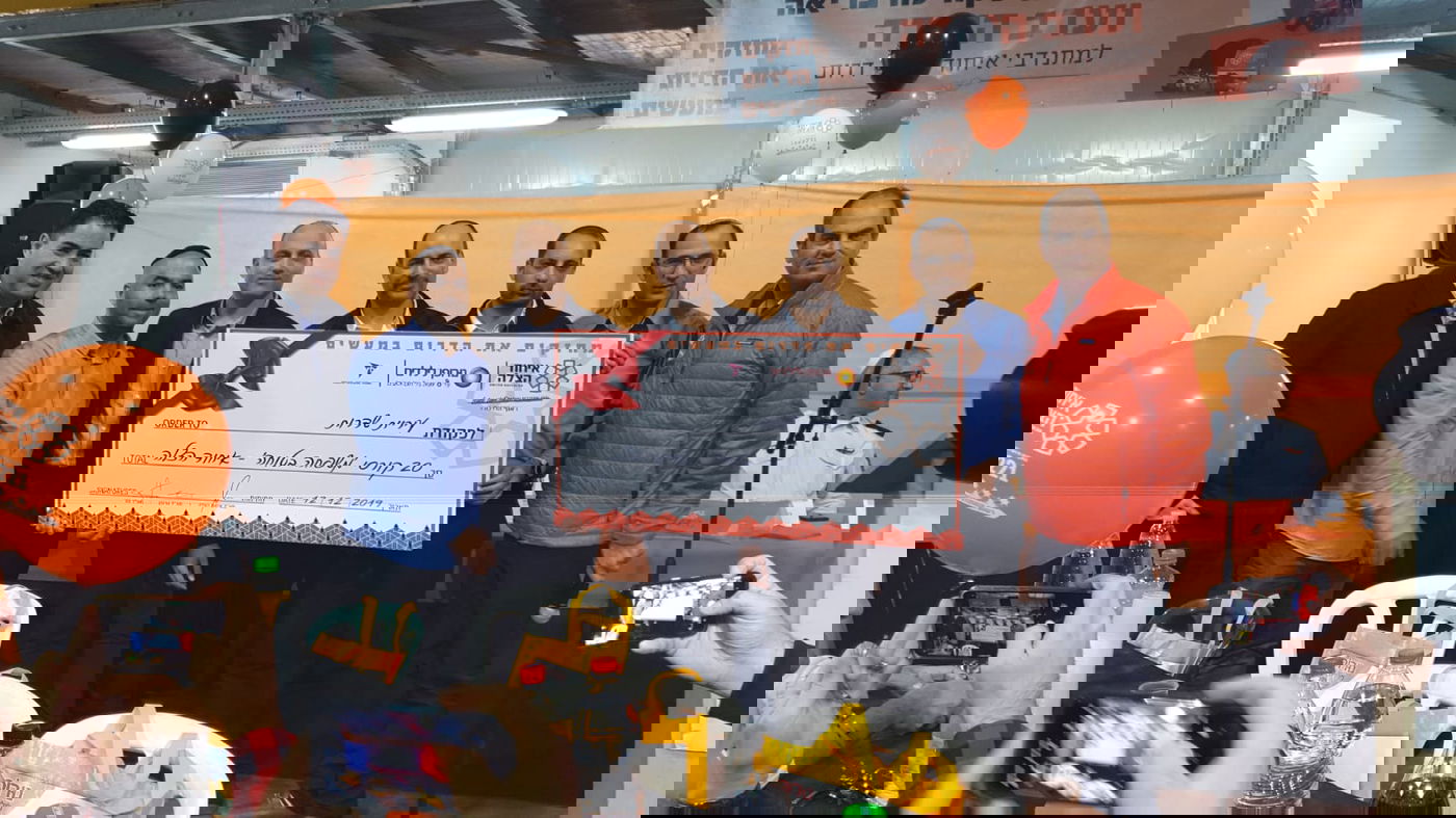 מנכ"ל רקיט בנקיזר, גיא ינאי, יחד עם הנהלת איחוד הצלה מכריזים על הפרויקט