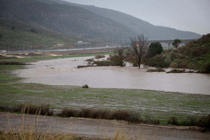 גלריה רטובה: כך נראים נחלי הגולן אחרי הגשם