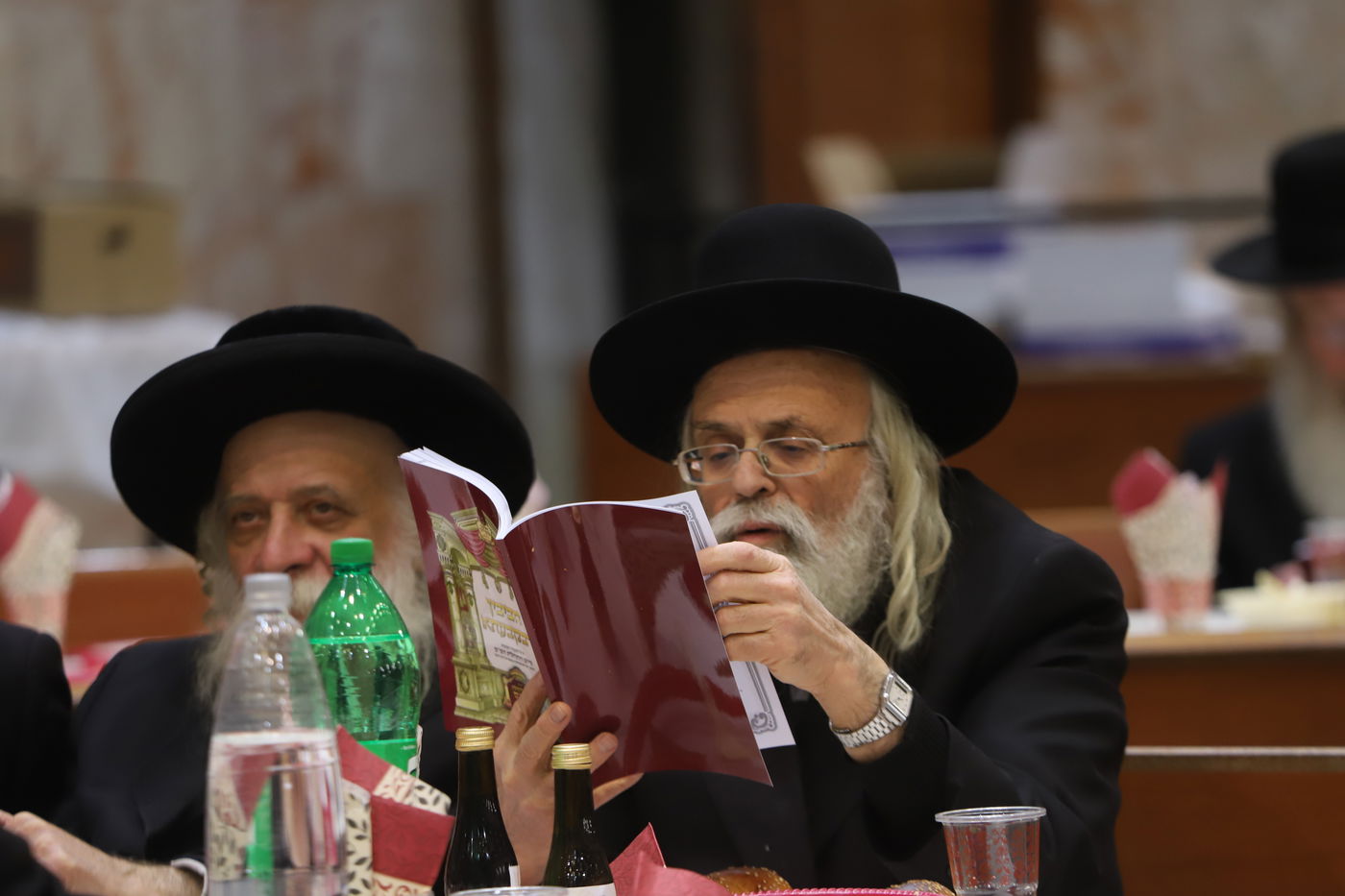 מעמד סיום הש"ס בחצר הקודש דושינסקיא