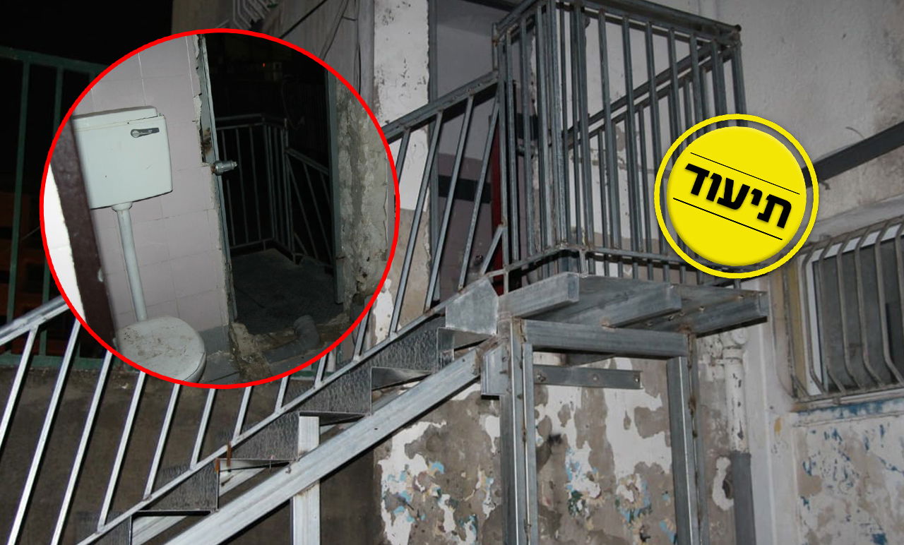 הכניסה והמעבר דרך השירותים