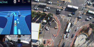 בתערוכת CES בלאס וגאס: הרכב ללא נהג נסע ל'סנהדריה'