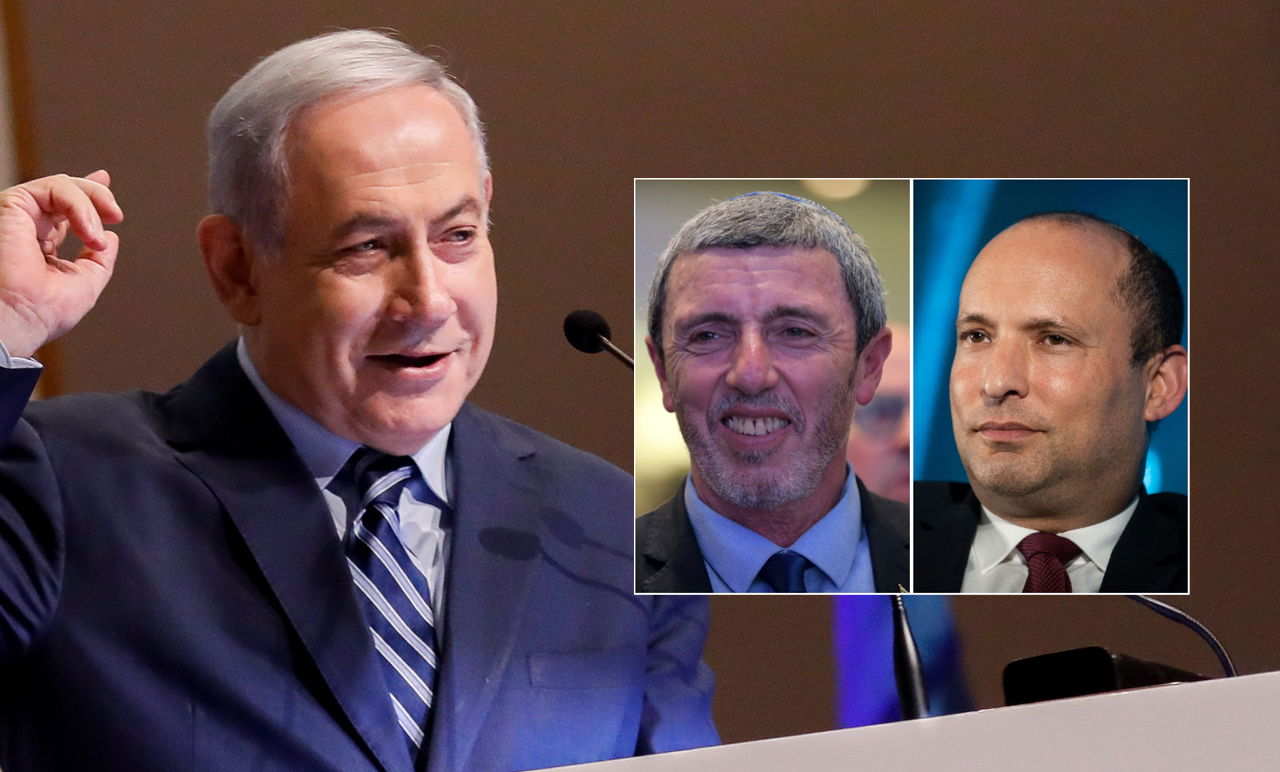 נתניהו, פרץ ובנט