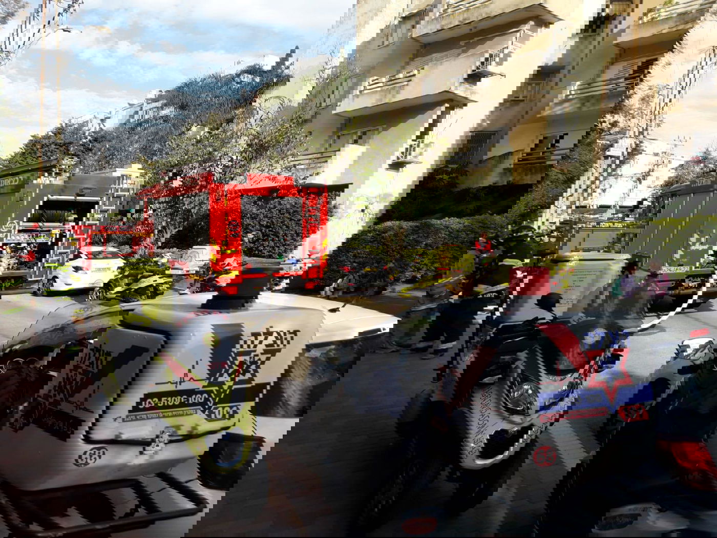 זירת השריפה