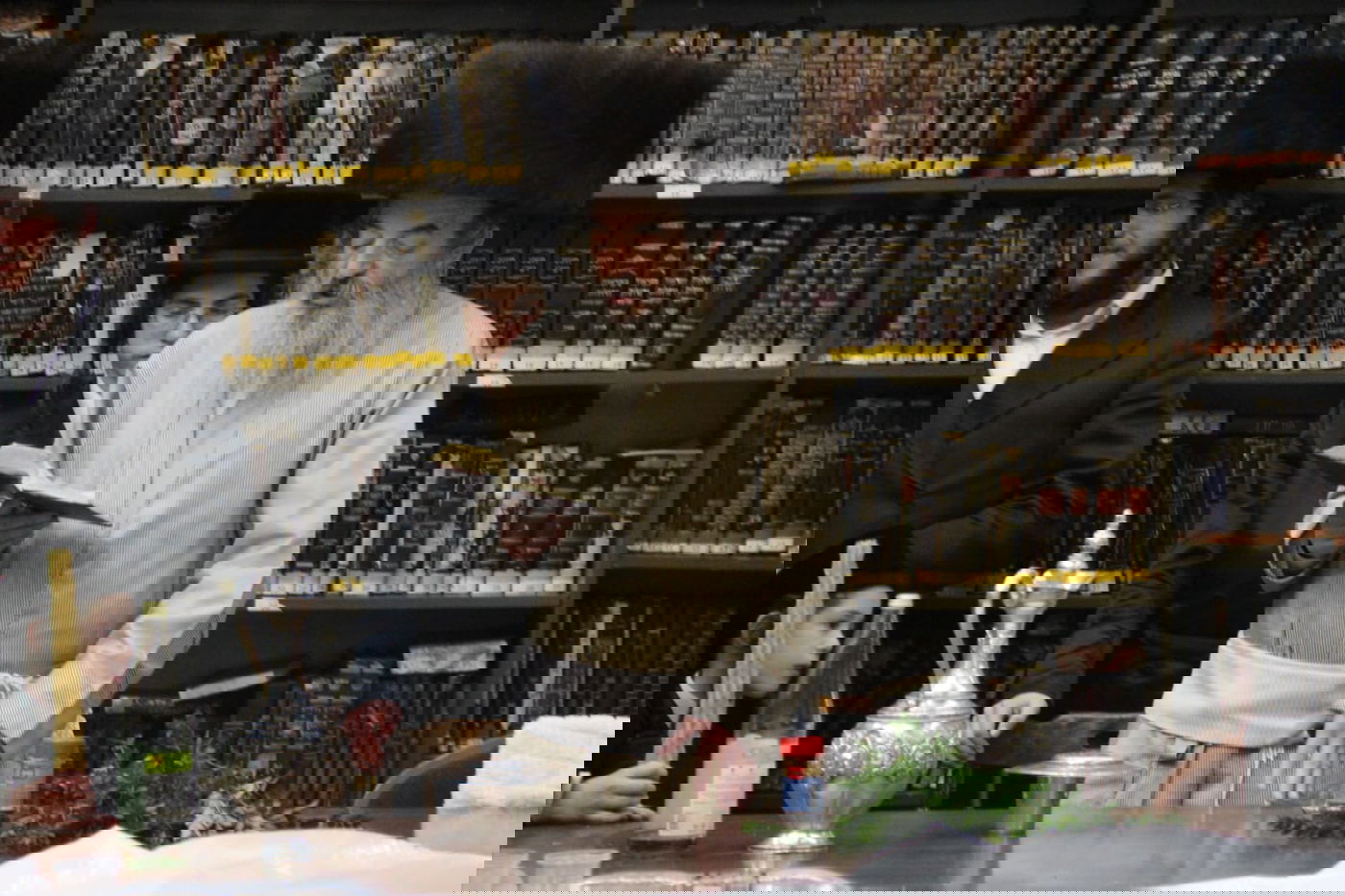 האדמו"רים מנדבורנה-צפת ולעלוב בצוותא בבני ברק