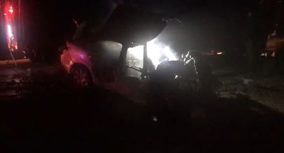 זירת התאונה הקשה בכביש 90