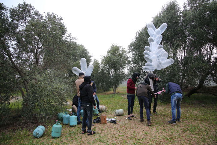 חידוש שיגור בלוני התבערה: מבט מרצועת עזה