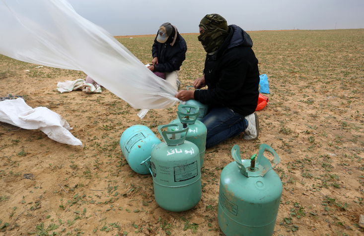 חידוש שיגור בלוני התבערה: מבט מרצועת עזה