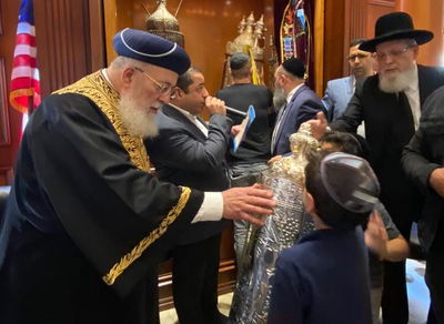 המסע של הראשל"צ הגר"ש עמאר במיאמי