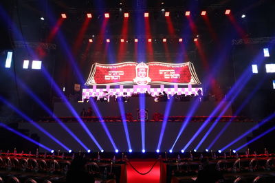 שידור חוזר • מעמד סיום הש"ס המרכזי ב"היכל מנורה" בת"א