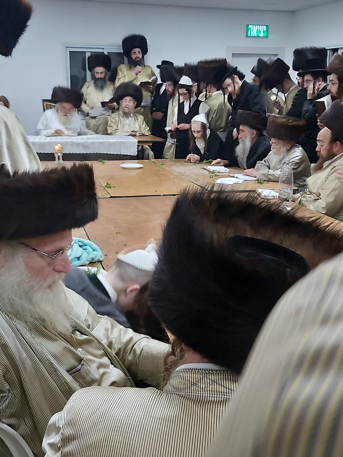 האדמו"ר מתולדות אהרן שבת בטבריה. צפו