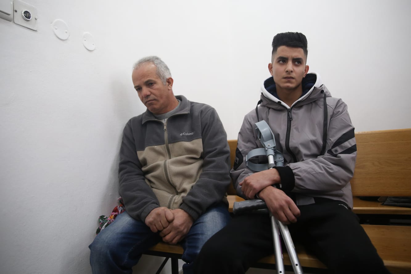 הנהג המואשם בבית המשפט, הבוקר