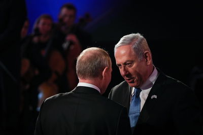 נתניהו עם פוטין ביד ושם