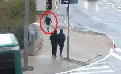 הילדה עוצרת לקריאתו של התוקף, אך מתעשתת ובורחת