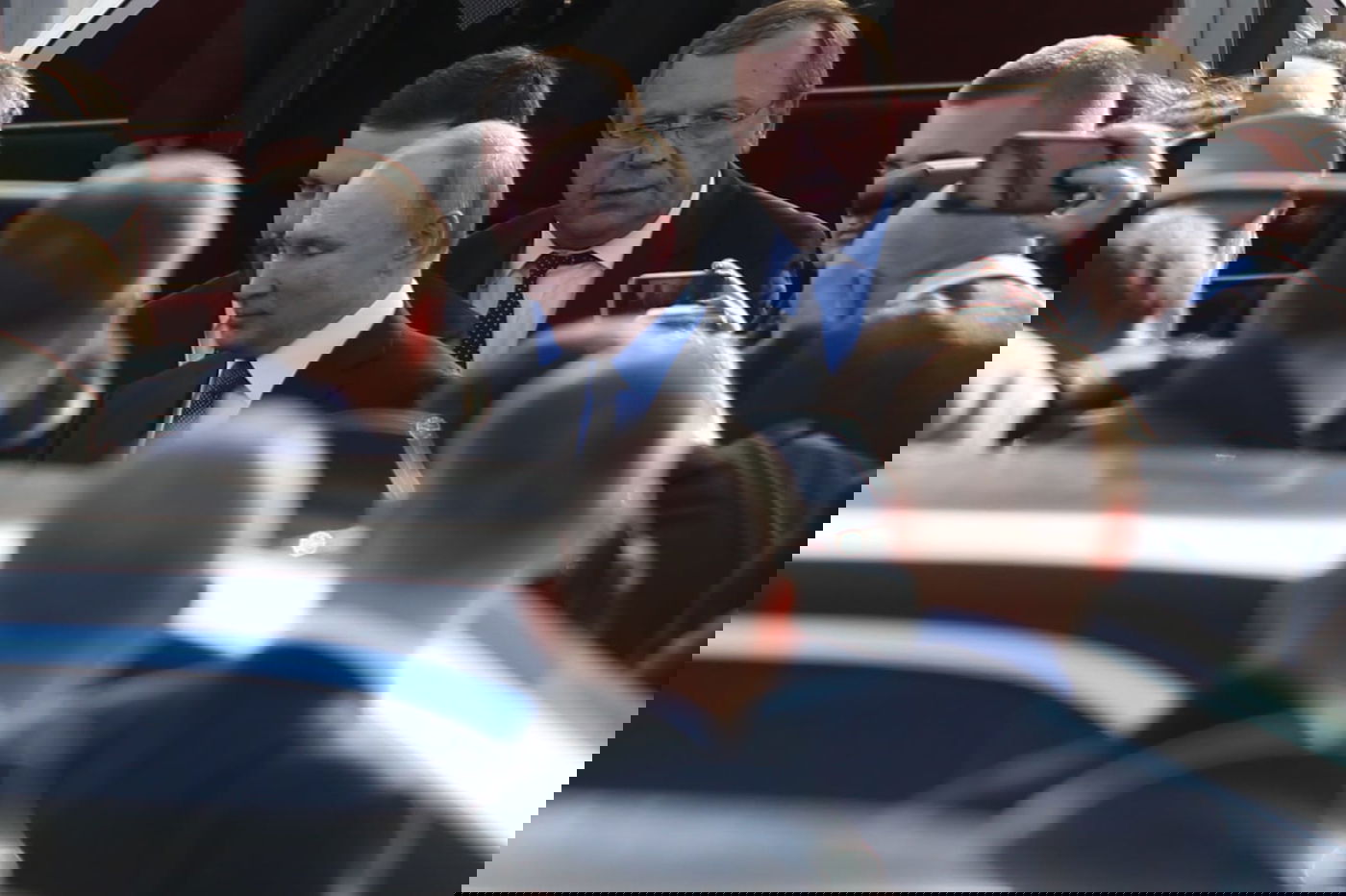 לפני הטקס המרכזי: נשיא רוסיה נפגש עם ראש הממשלה