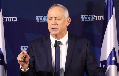 הודעתו של גנץ, הערב