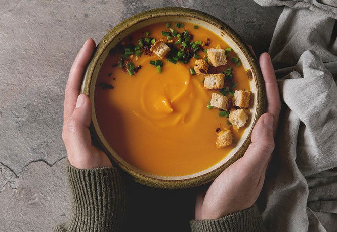 מרק גזר סמיך בתיבול פיקנטי