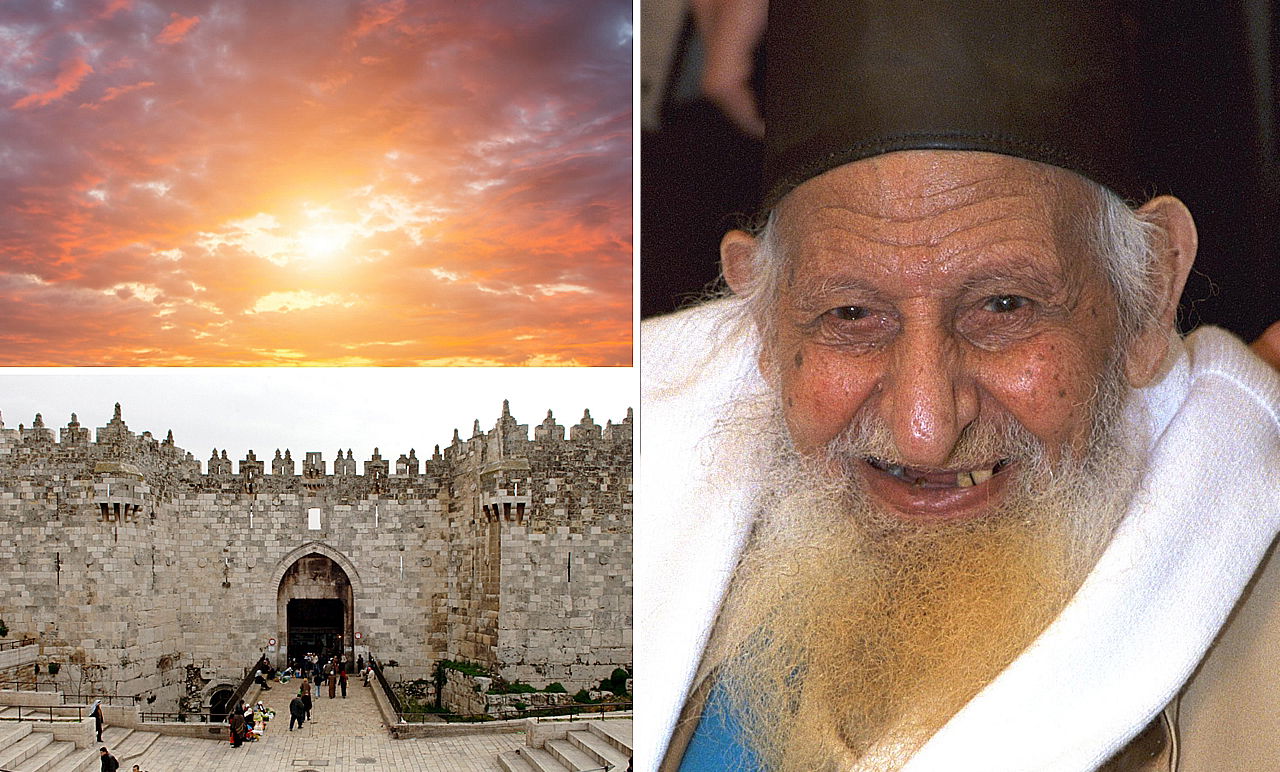 רבי יצחק כדורי, שער שכם ושמים מעוננים