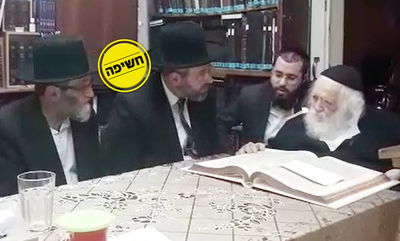 הגר"ד לאו אצל מרן הגר"ח קנייבסקי