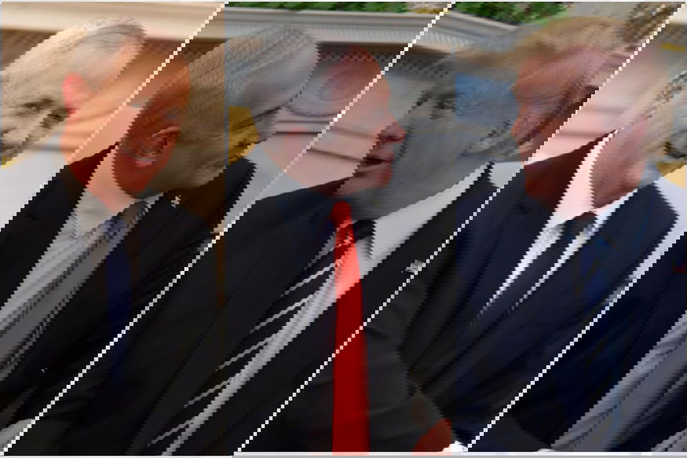 ריבונות  - והחזרת שטחים: טראמפ נפגש עם נתניהו ובני גנץ