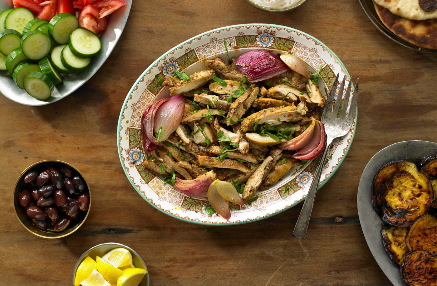 שווארמה עם ירקות צלויים ורוטב מופלא - שלא תתחרטו שאכלתם