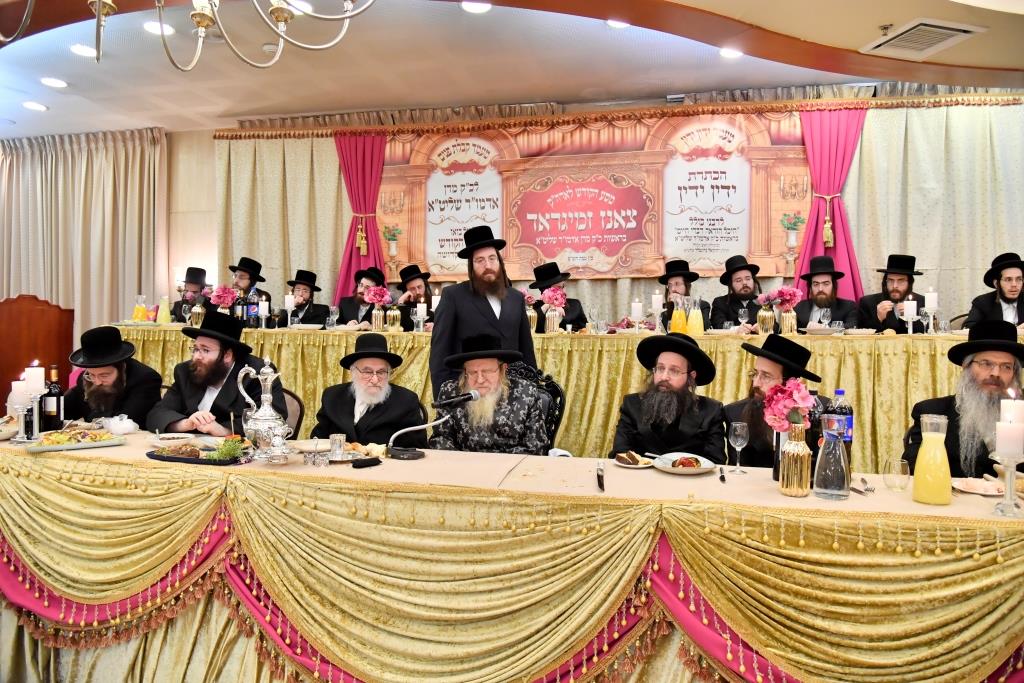 בהשתתפות הרבי: בצאנז ז'מיגראד ערכו מעמד 'כבוד התורה'