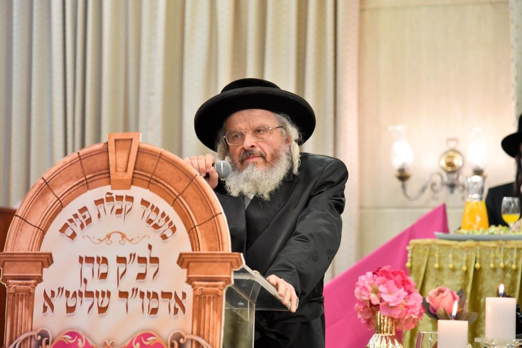 בהשתתפות הרבי: בצאנז ז'מיגראד ערכו מעמד 'כבוד התורה'