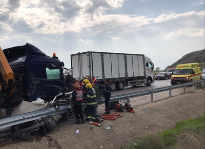 זירת התאונה הקשה