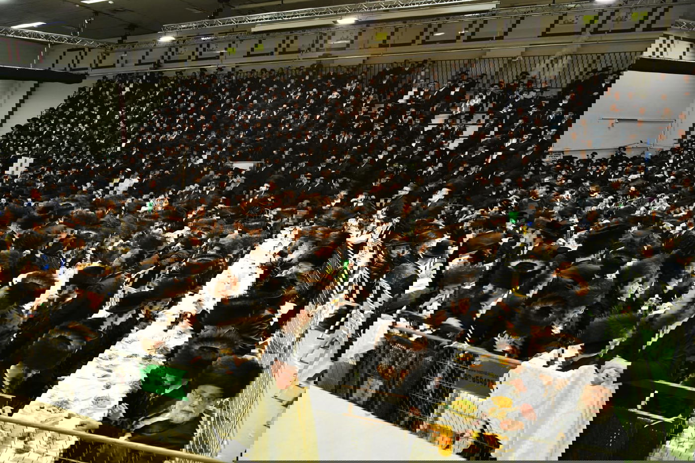 צפו: אלפים בחתונת בת המשפיע רבי מיילך בידרמן