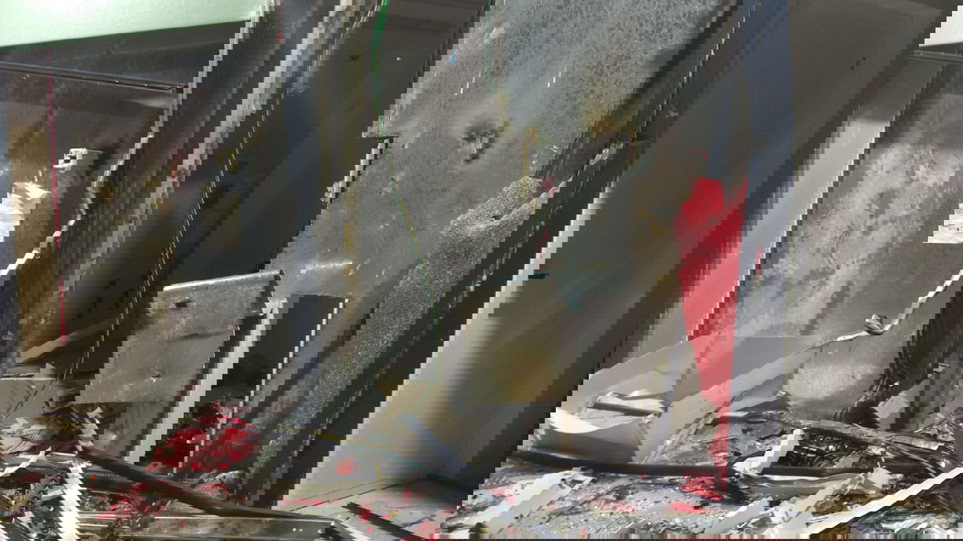 ניסה לגנוב את הכספומט עם טרקטור ונעצר