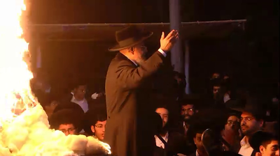 באחד ממעמדי התפילה האחרונים