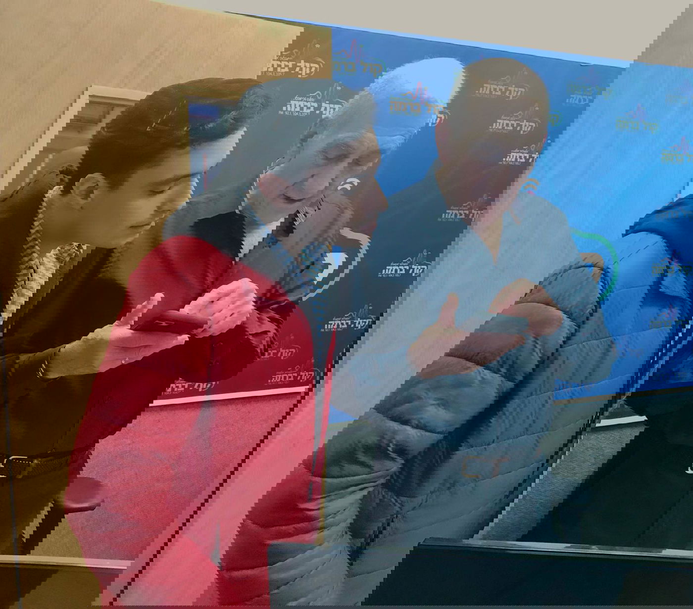 אולמרט והמאסטרו