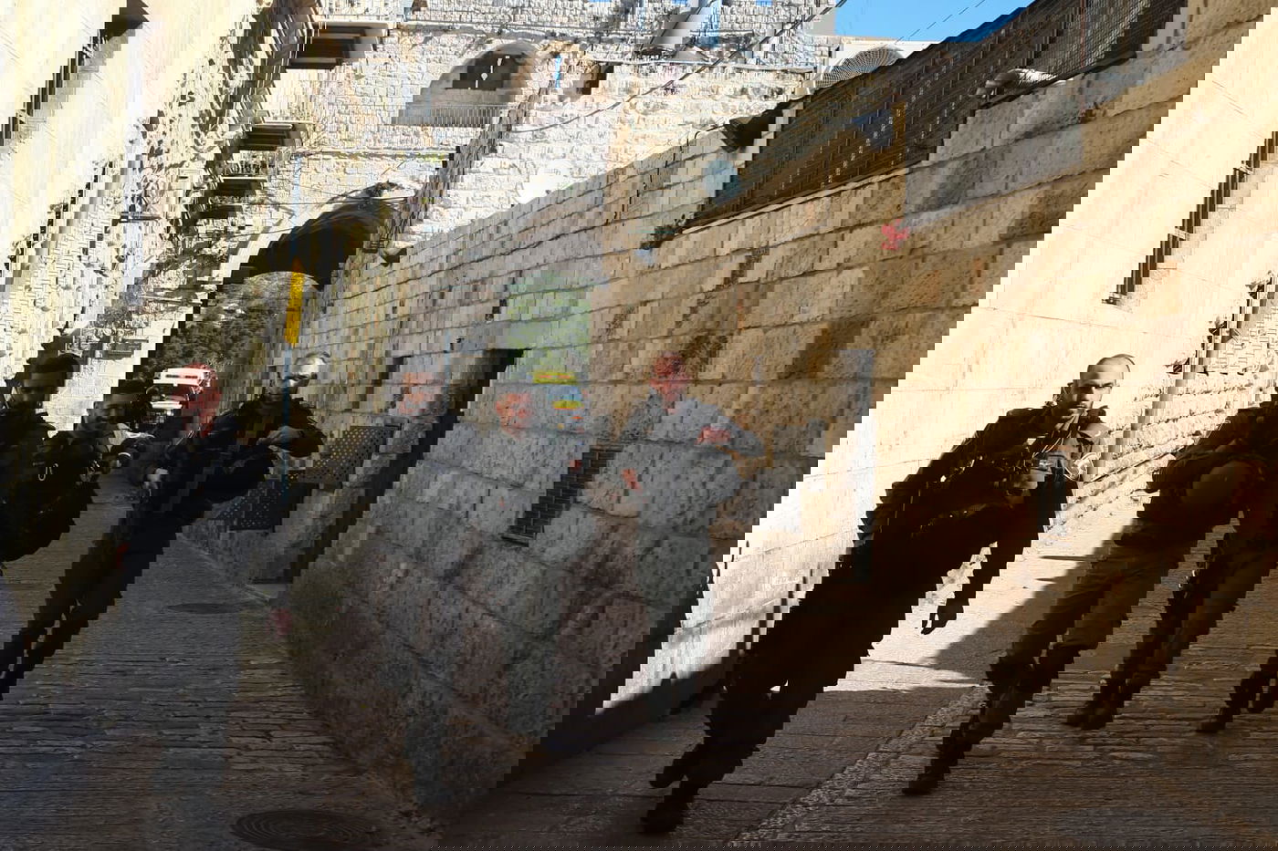 תיעוד מסכם: זירת פיגוע הירי ליד הר הבית