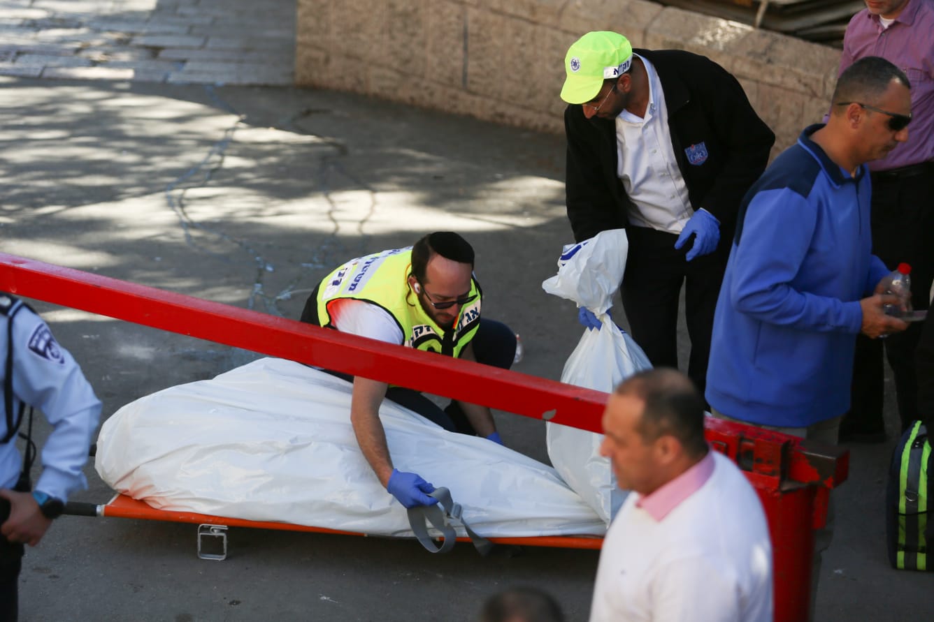 תיעוד מסכם: זירת פיגוע הירי ליד הר הבית