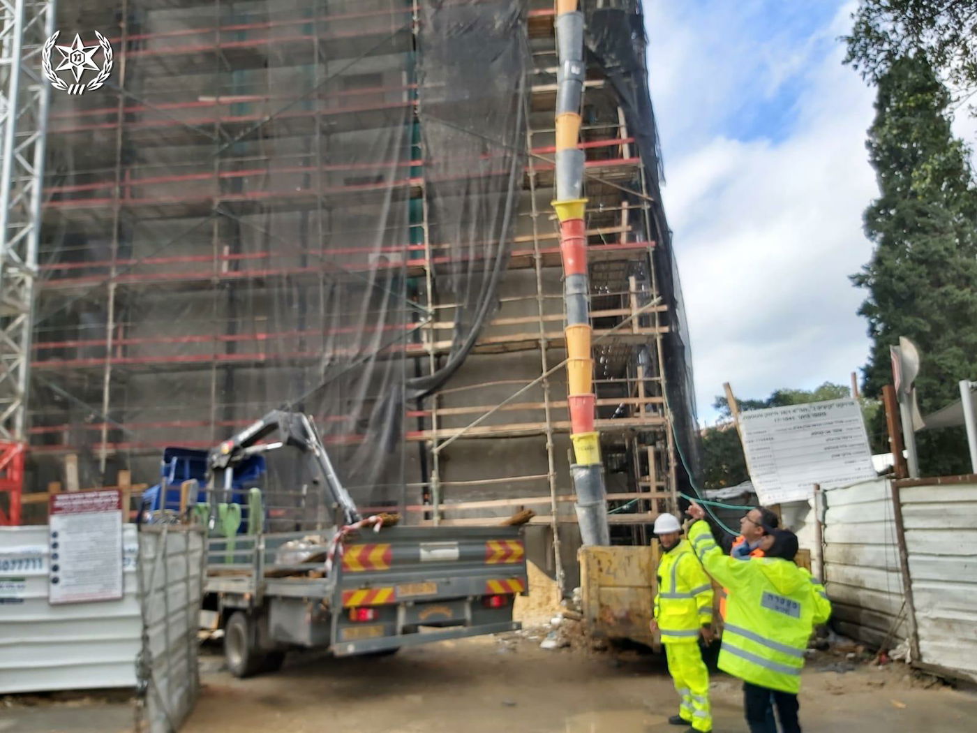 המשטרה סגרה עשרות אתרי בנייה בתל אביב