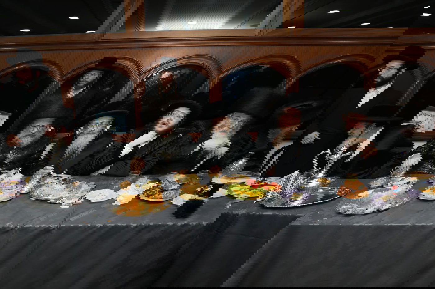 בנדבורנה - באניא ערכו את שמחת ה'תנאים' לנכד הרבי