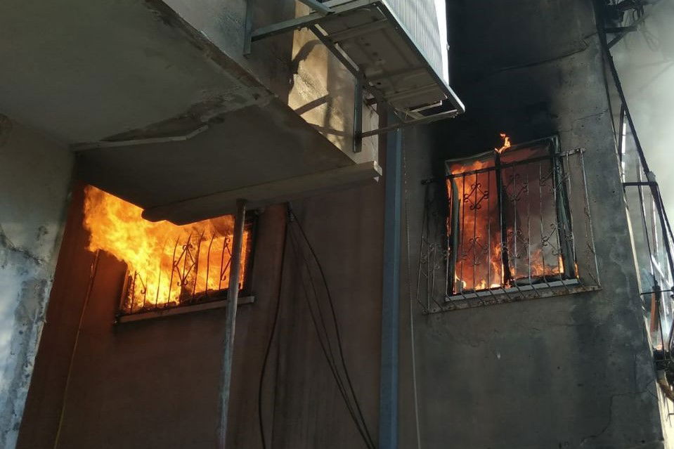 שריפה בדירה. אילוסטרציה