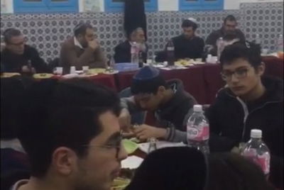 הסעודה המסורתית, הערב