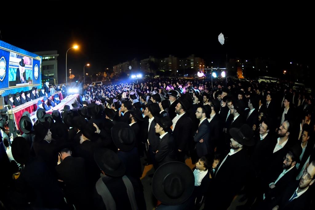 ב'גרודנא' אשדוד ערכו מעמד הנחת אבן הפינה לבניין הישיבה