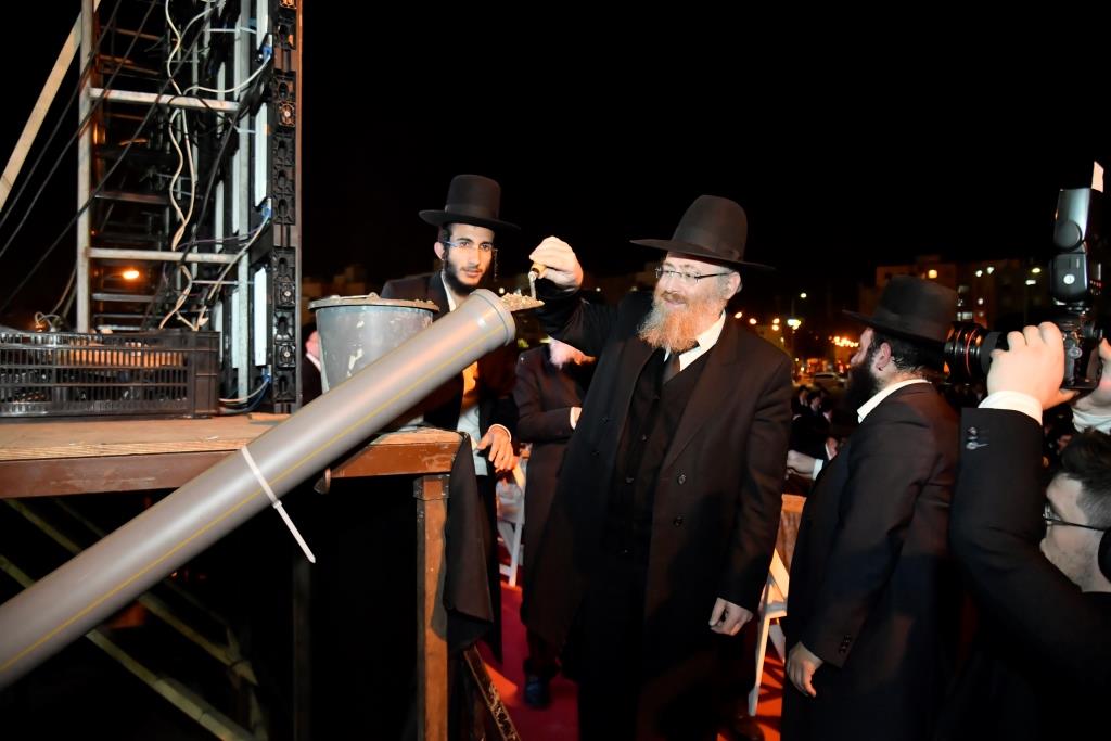 ב'גרודנא' אשדוד ערכו מעמד הנחת אבן הפינה לבניין הישיבה