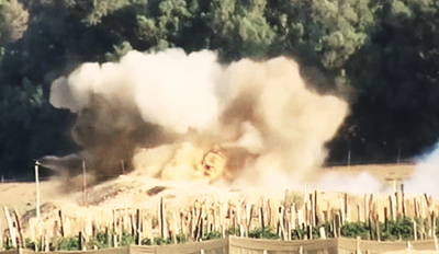 שנתיים אחרי: תיעוד 'פיגוע הדגל' בגבול עזה