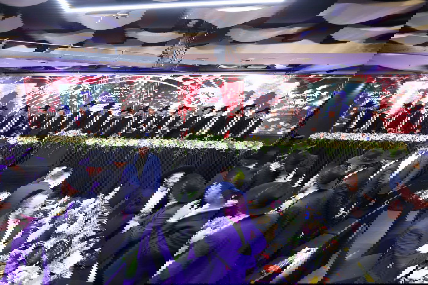 מאות בוגרי ישיבת 'דרך חכמה' התכנסו למעמד פתיחת המגבית