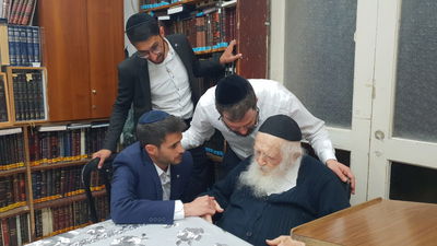 ראש העיר אצל מרן הגר"ח קנייבסקי