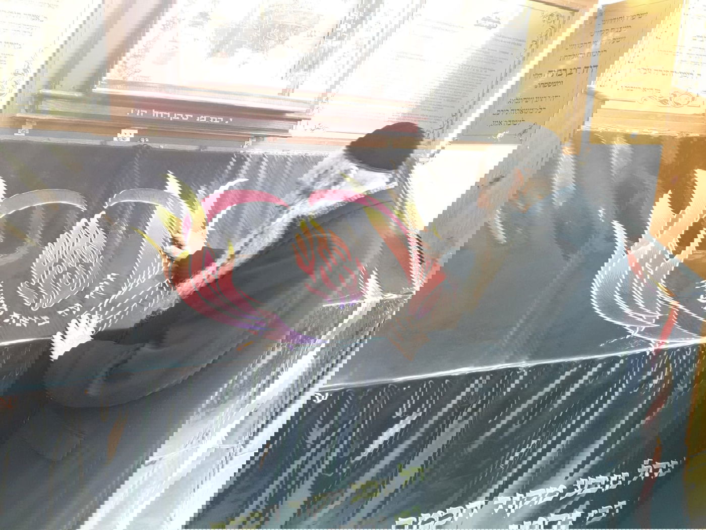 הרב שלום ארוש טייל ב'גן סופיה', התיירים התרגשו