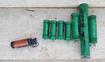 שבעה מטעני צינור נתפסו בבית בעיר חברון