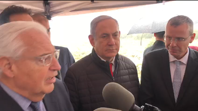 נתניהו ערך סיור עם "צוות המאה" באריאל