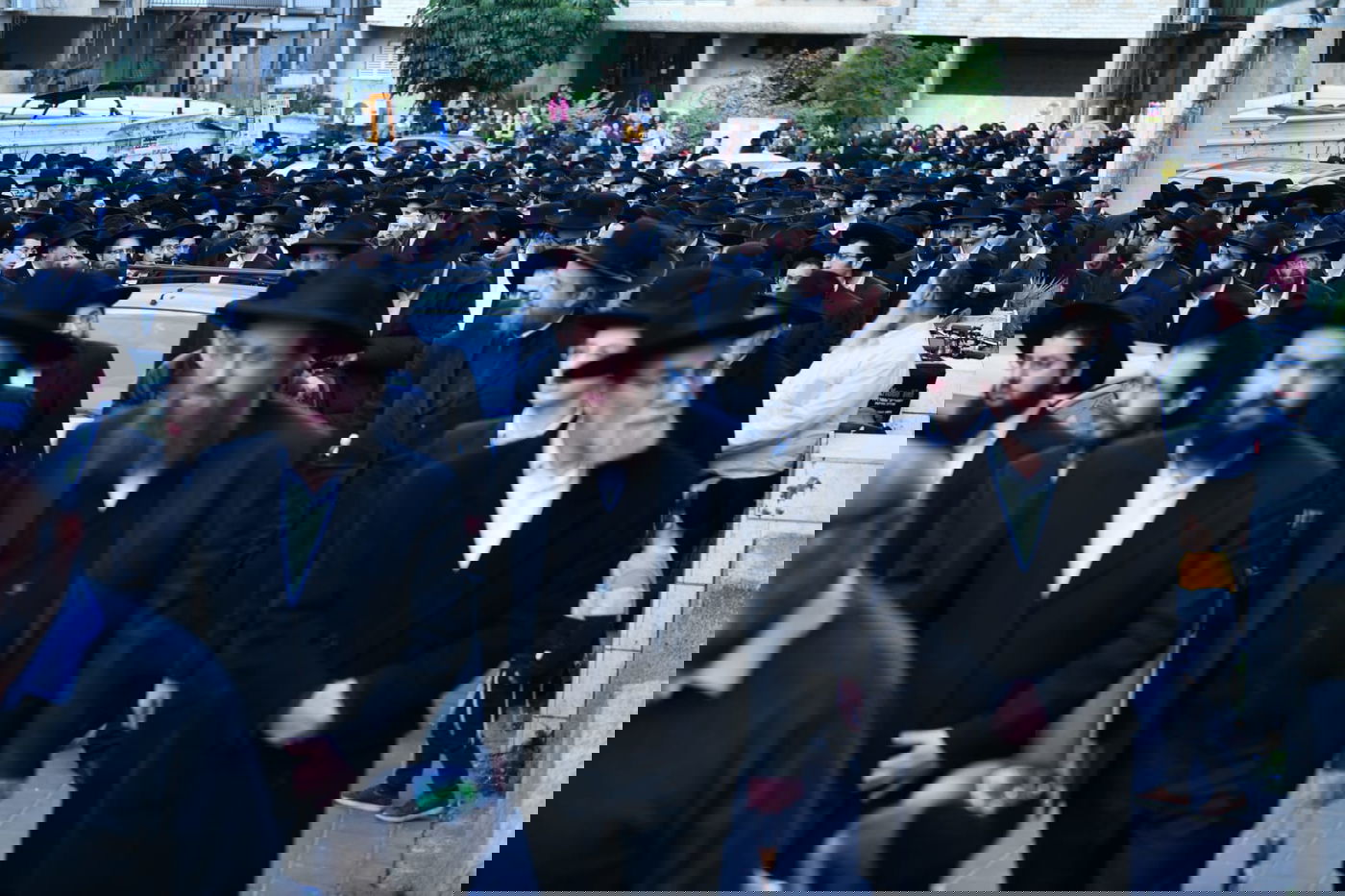 מסע הלוויה של האברך רבי יוסף פלמן זצ"ל