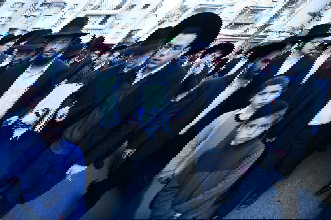 מסע הלוויה של האברך רבי יוסף פלמן זצ"ל