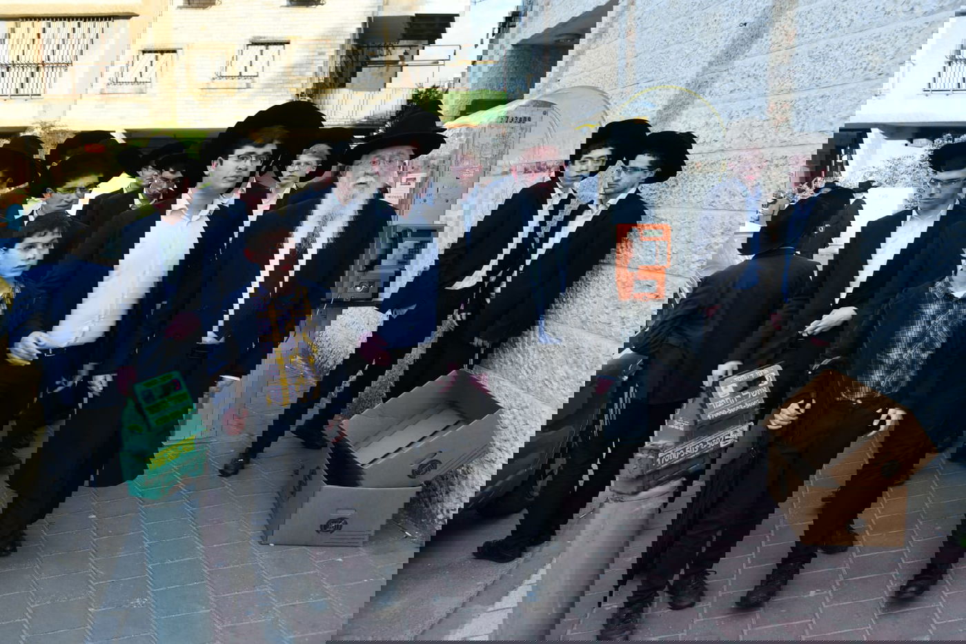 מסע הלוויה של האברך רבי יוסף פלמן זצ"ל