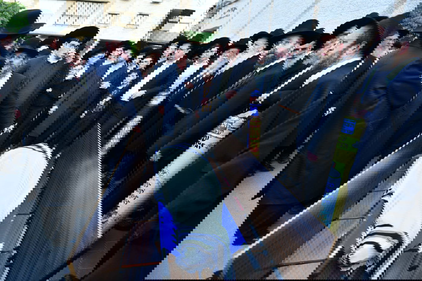 מסע הלוויה של האברך רבי יוסף פלמן זצ"ל