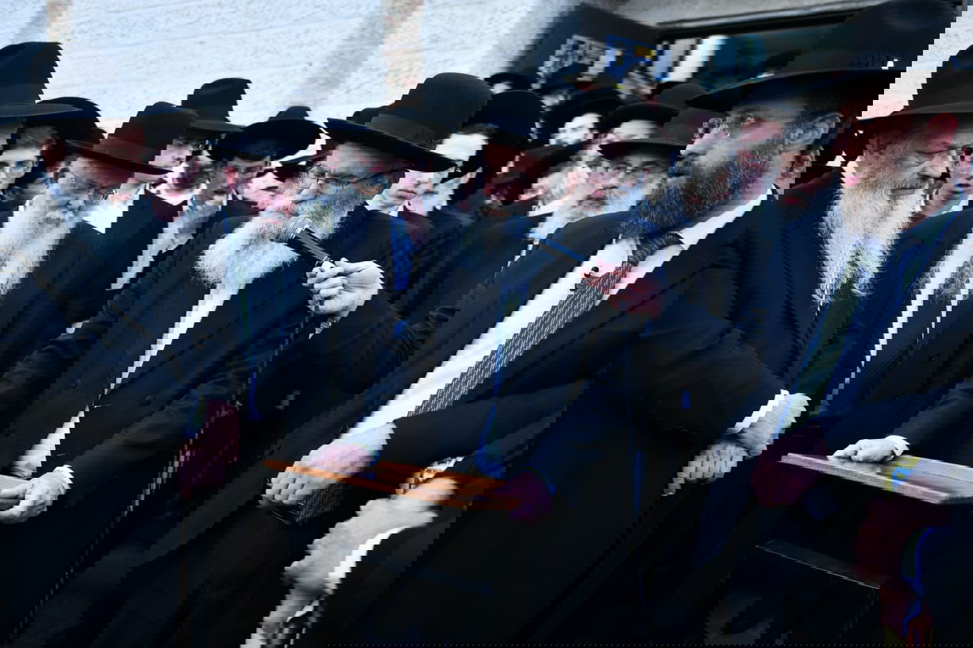 מסע הלוויה של האברך רבי יוסף פלמן זצ"ל